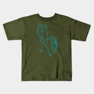 Serene Lakes V1 Kids T-Shirt